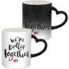 Color Change Mug Heart Handle -11oz